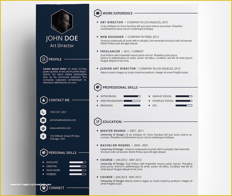 Creative Resume Templates for Word Free Of Free Creative Resumé Template by Daniel Hollander