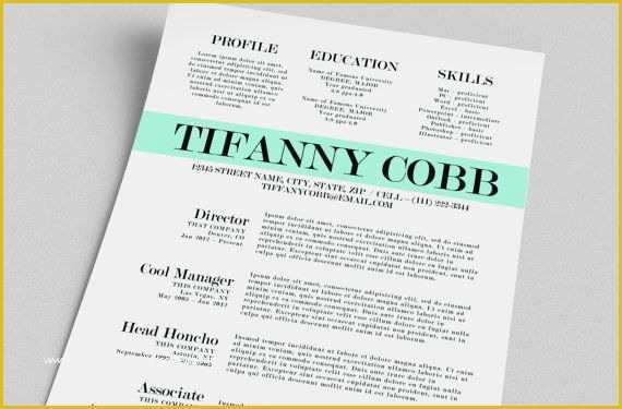 Creative Resume Templates for Word Free Of Resume Free Cover Letter Word Template the by Taupeisdope