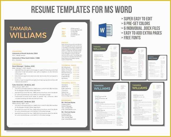 Creative Resume Templates for Word Free Of Unique Creative Word Resume Template Resume Templates