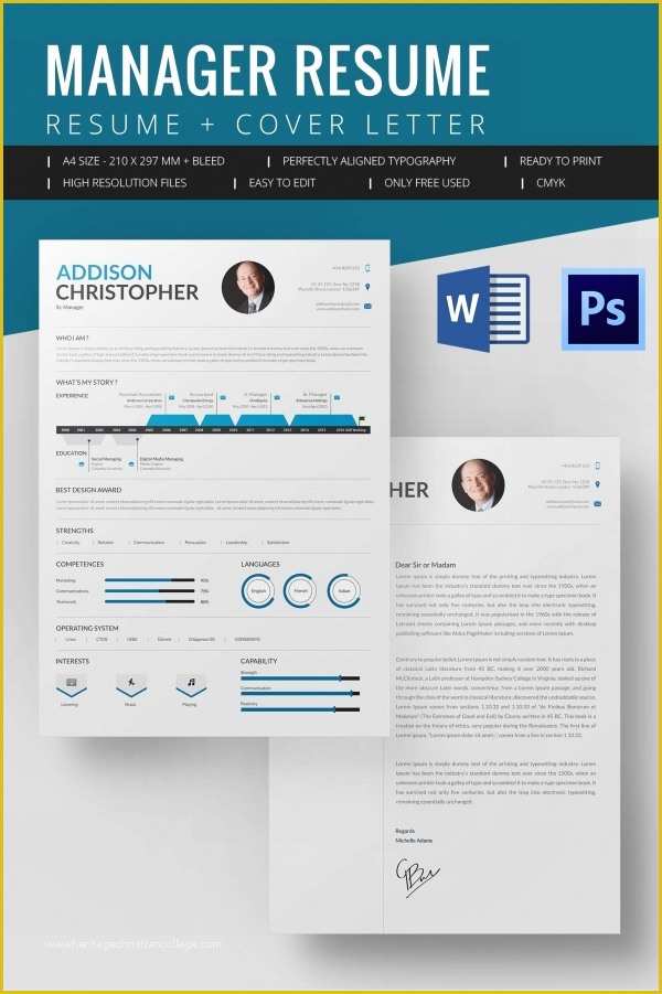 Creative Resume Templates Free Download for Microsoft Word Of 40 Blank Resume Templates – Free Samples Examples