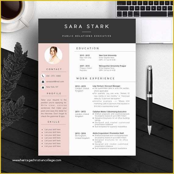 Creative Resume Templates Free Download for Microsoft Word Of Best 25 Creative Cv Template Ideas On Pinterest