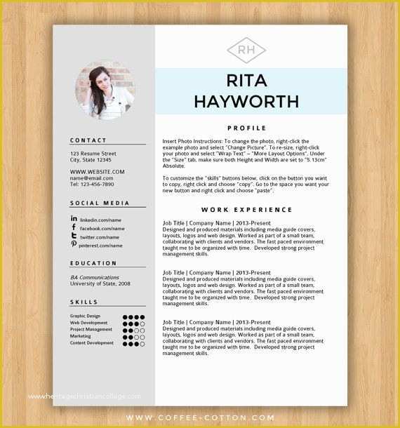 Creative Resume Templates Free Download for Microsoft Word Of Best 25 Free Cv Template Ideas On Pinterest
