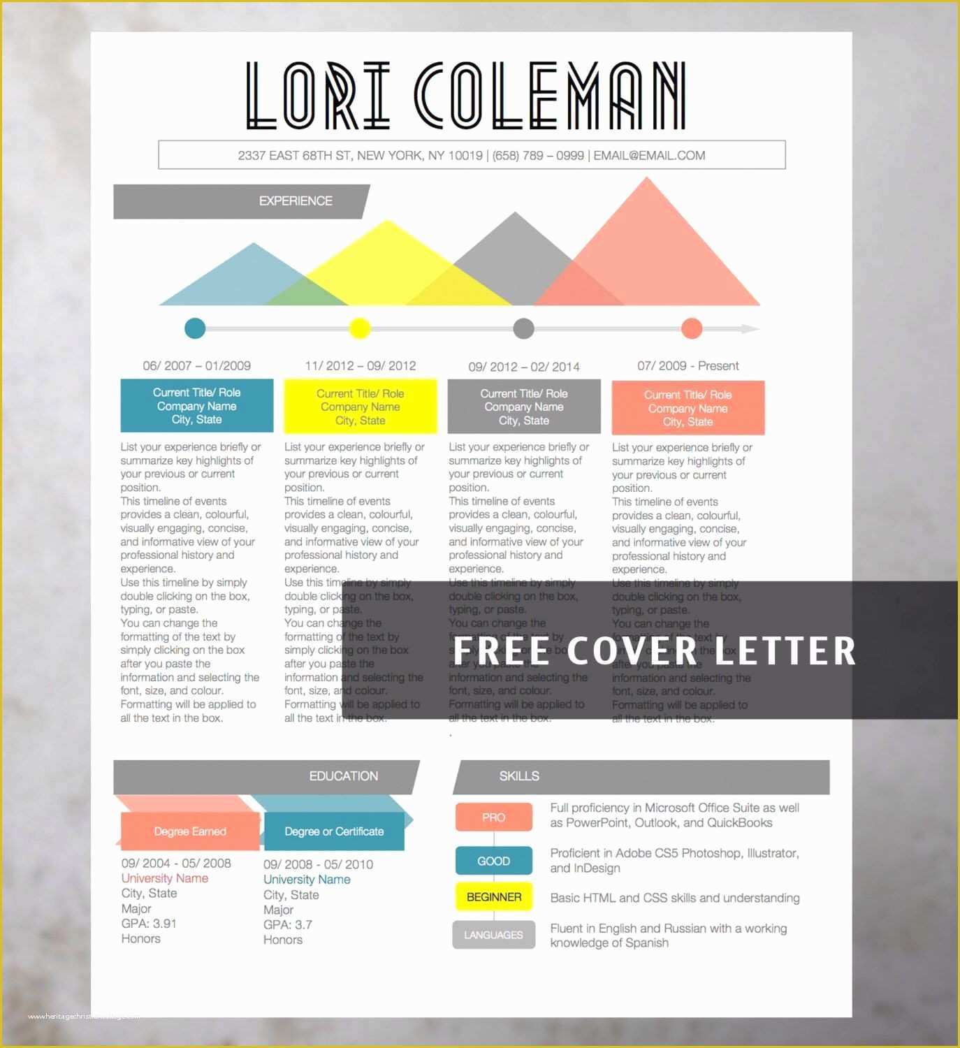 Creative Resume Templates Free Download Of 41 Last Creative Resume Templates Free Download for