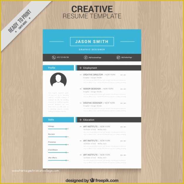 Creative Resume Templates Free Download Of Creative Resume Template Vector
