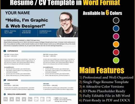 Creative Resume Templates Free Download Of Free Download Editable Resume Cv Template In Ms Word format