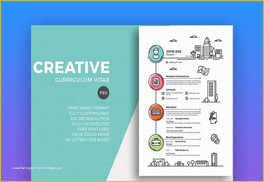 Creative Word Resume Templates Free Of 20 Free Creative Resume Templates Word & Psd Downloads