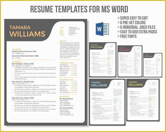 Creative Word Resume Templates Free Of Unique Creative Word Resume Template Resume Templates