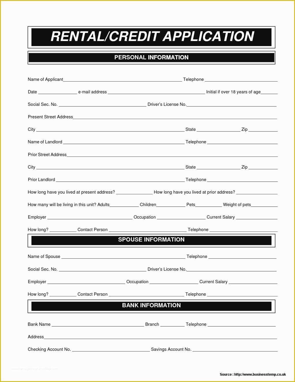 Credit Check Authorization form Template Free Of Credit Check for Landlords form form Resume Examples