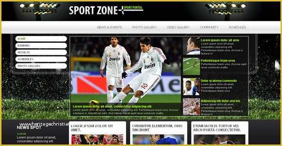 Cricket Website Templates Free Download Of 22 Sports HTML Website Templates Free & Premium Download