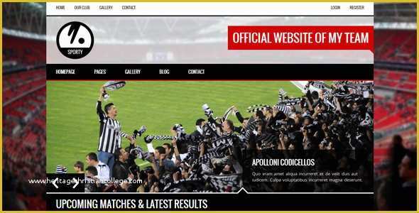 Cricket Website Templates Free Download Of 22 Sports HTML Website Templates Free & Premium Download