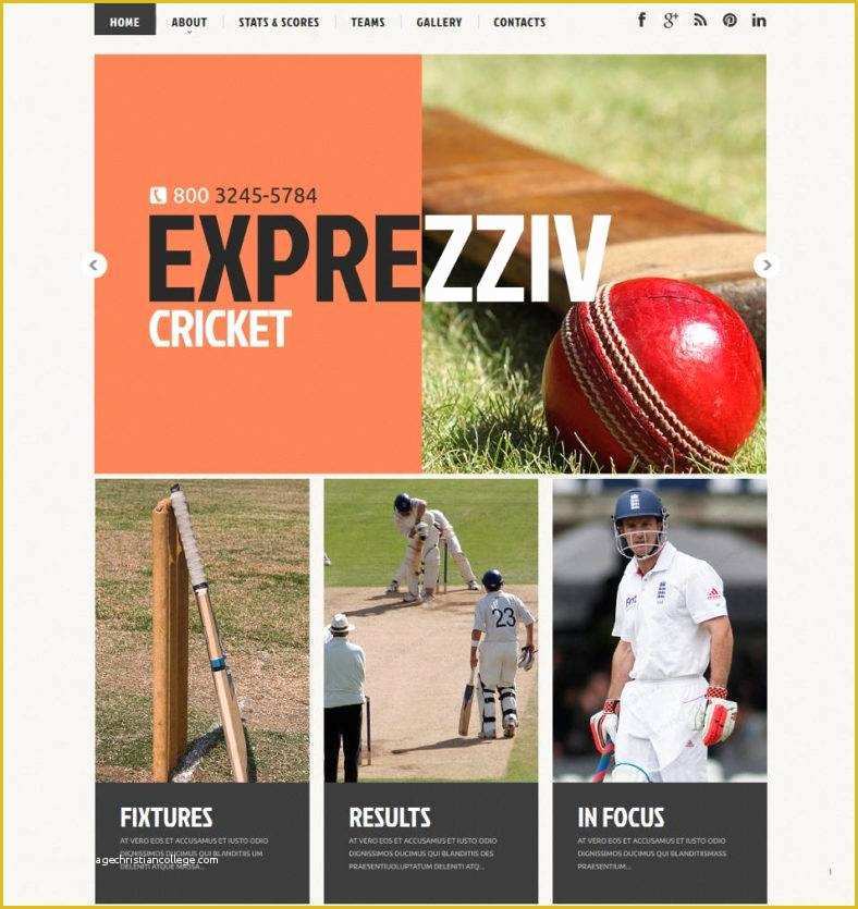 Cricket Website Templates Free Download Of 30 soccer Club Website themes & Templates