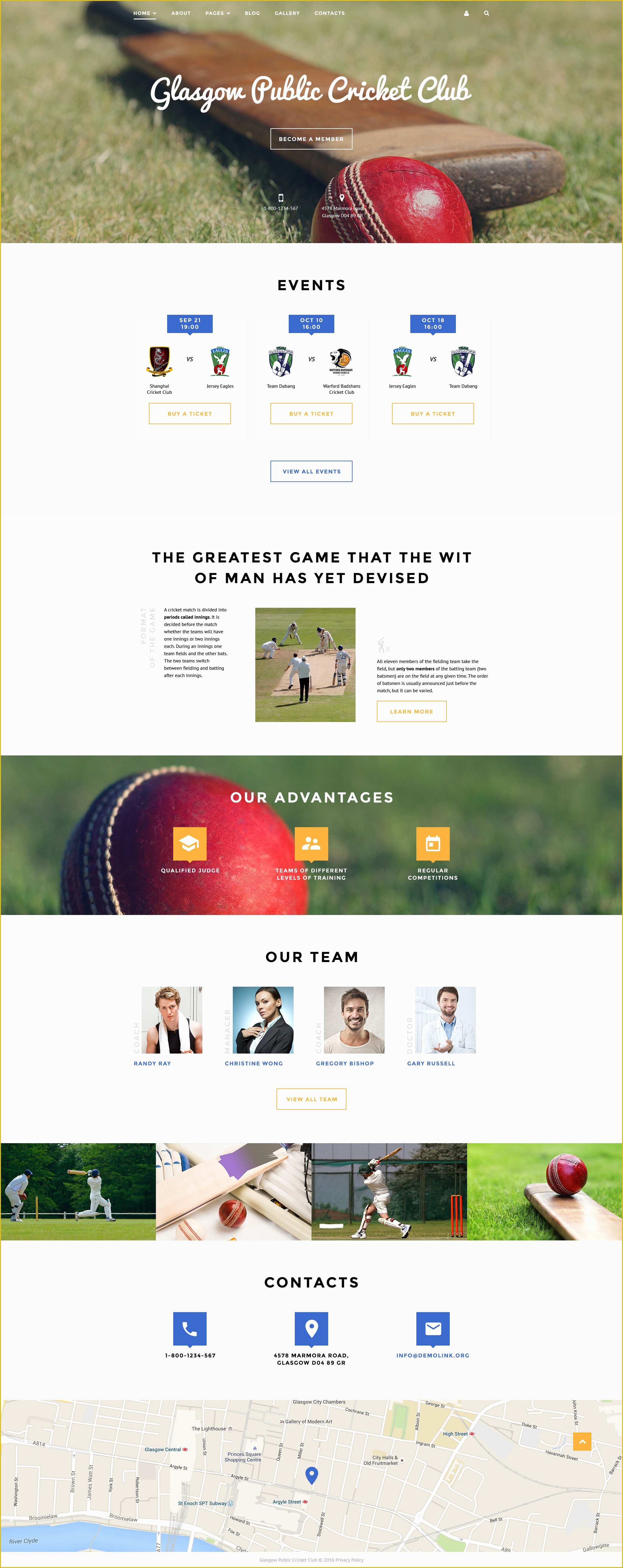 Cricket Website Templates Free Download Of Cricket Club Joomla Template