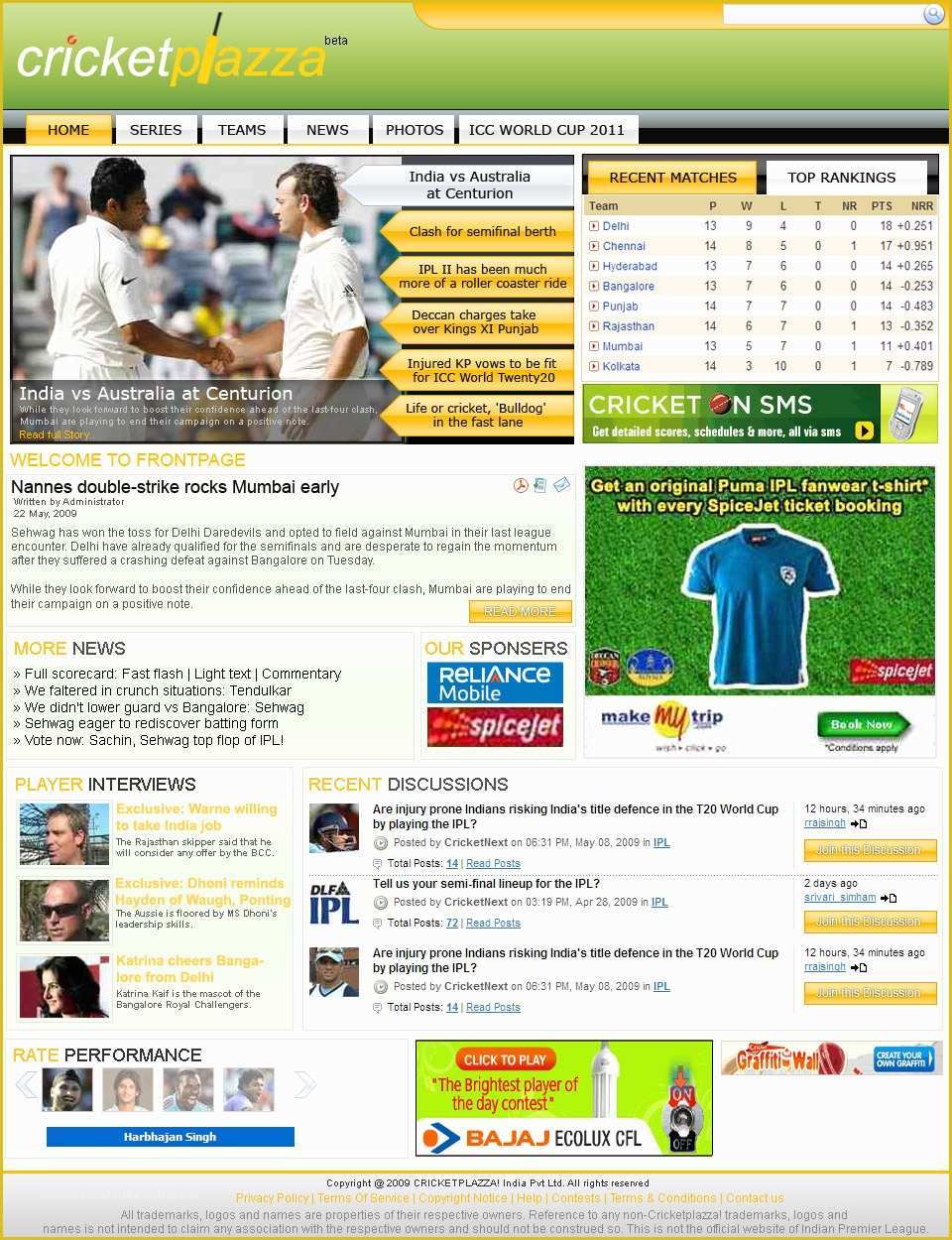 Cricket Website Templates Free Download Of Cricket News Website Template by Baltejsingh On Deviantart
