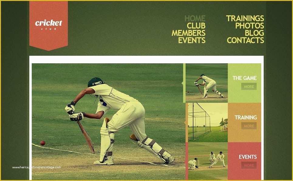 Cricket Website Templates Free Download Of Cricket Website Template