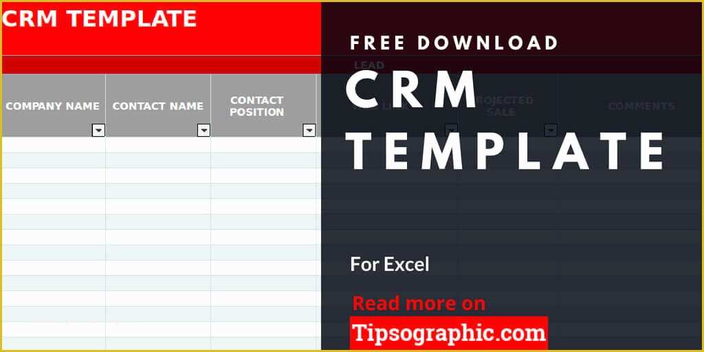 Crm Template Free Download Of Crm Template for Excel Free Download