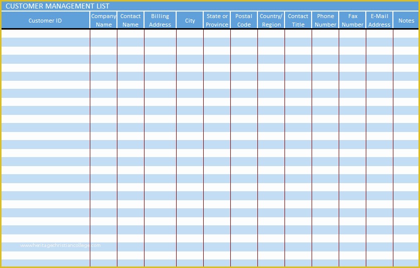 Crm Template Free Download Of Customer Management Excel Template Excel Spreadsheet