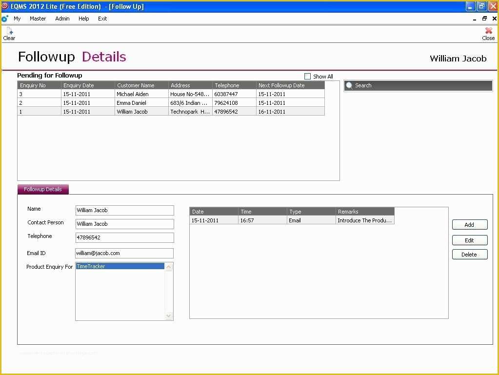 Crm Template Free Download Of Free Sales Crm Template Excel – Spreadsheet Template