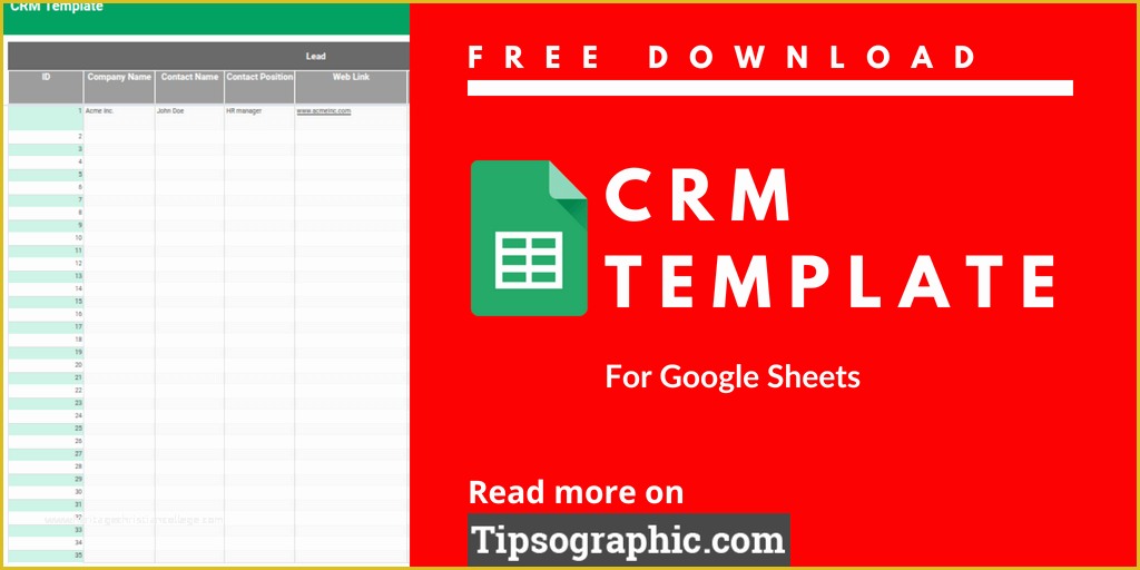 Crm Template Free Download Of Google Sheets Crm Template Free Download