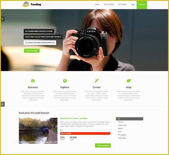 Crowdfunding Template Free Of 21 Crowdfunding Wordpress themes & Templates