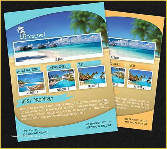 Cruise Flyer Template Free Of 52 Travel Flyer Templates Psd Word Ai Vector Eps