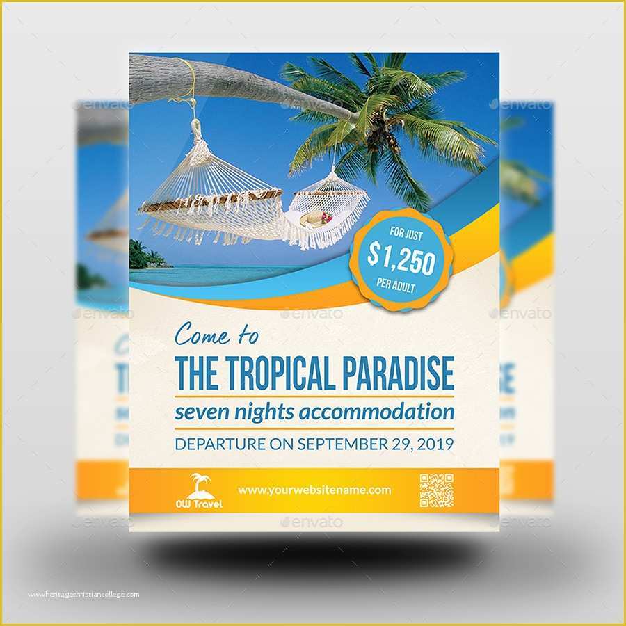 Cruise Flyer Template Free Of tour and Travel Flyer Template by Ow