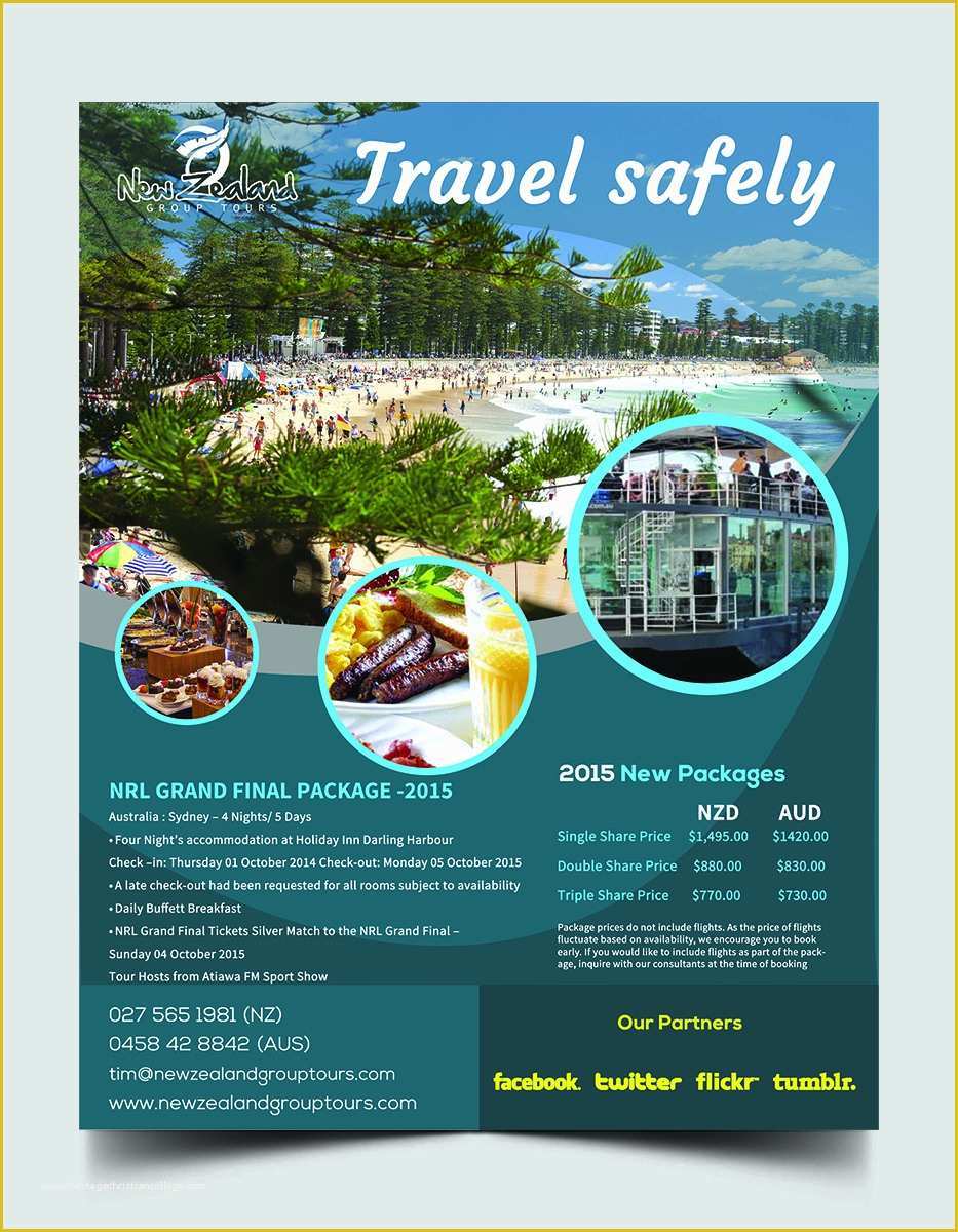 Cruise Flyer Template Free Of Travel Flyer Design Yourweek 92b3f5eca25e