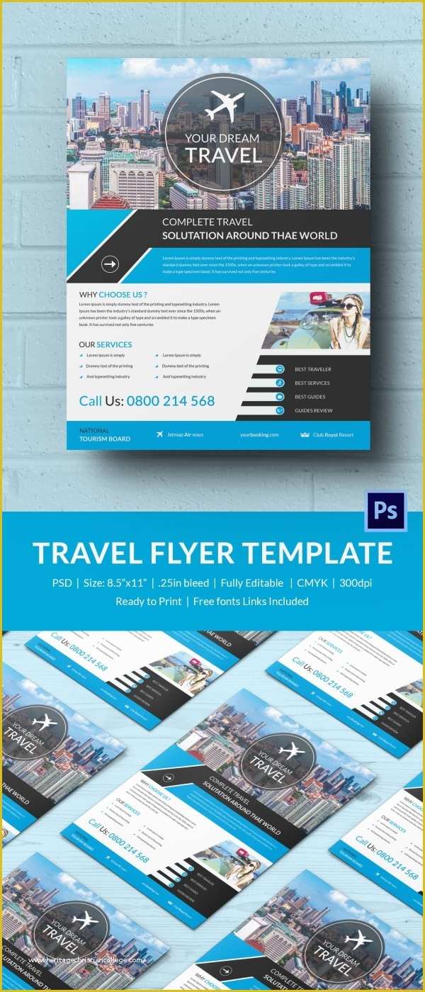 Cruise Flyer Template Free Of Travel Flyer Template 43 Free Psd Ai Vector Eps