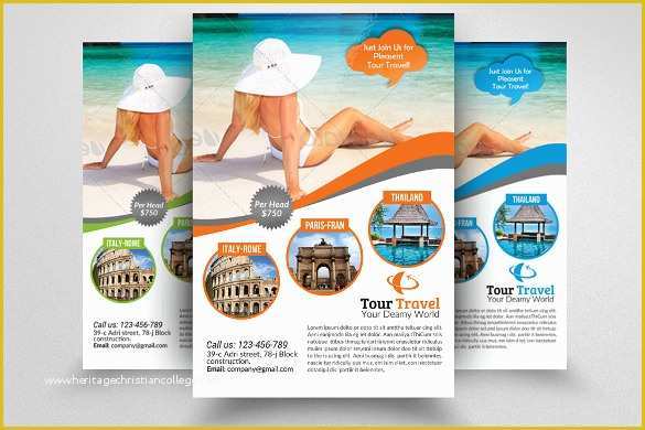 Cruise Flyer Template Free Of Travel Flyer Template – 43 Free Psd Ai Vector Eps
