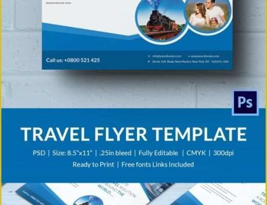 Cruise Flyer Template Free Of Travel Flyer Template 43 Free Psd Ai Vector Eps