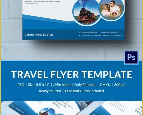Cruise Flyer Template Free Of Travel Flyer Template 43 Free Psd Ai Vector Eps