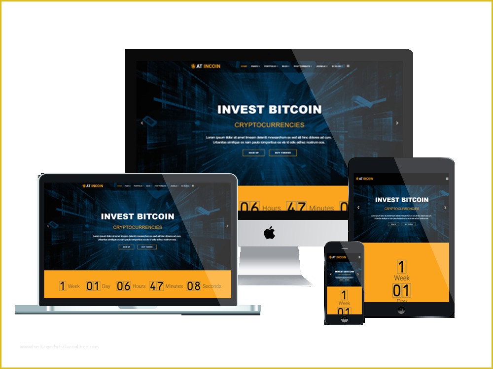 Cryptocurrency HTML Template Free Of at Incoin – Free Responsive Cryptocurrency Website