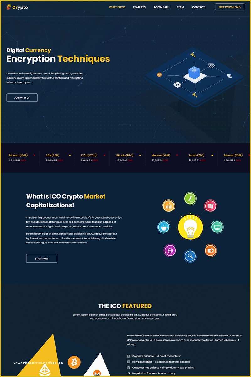 Cryptocurrency HTML Template Free Of Bcrypto Ico Bitcoin and Cryptocurrency Website Template