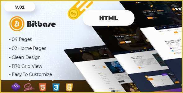 Cryptocurrency HTML Template Free Of Bitbase Bitcoin and Cryptocurrency HTML Template