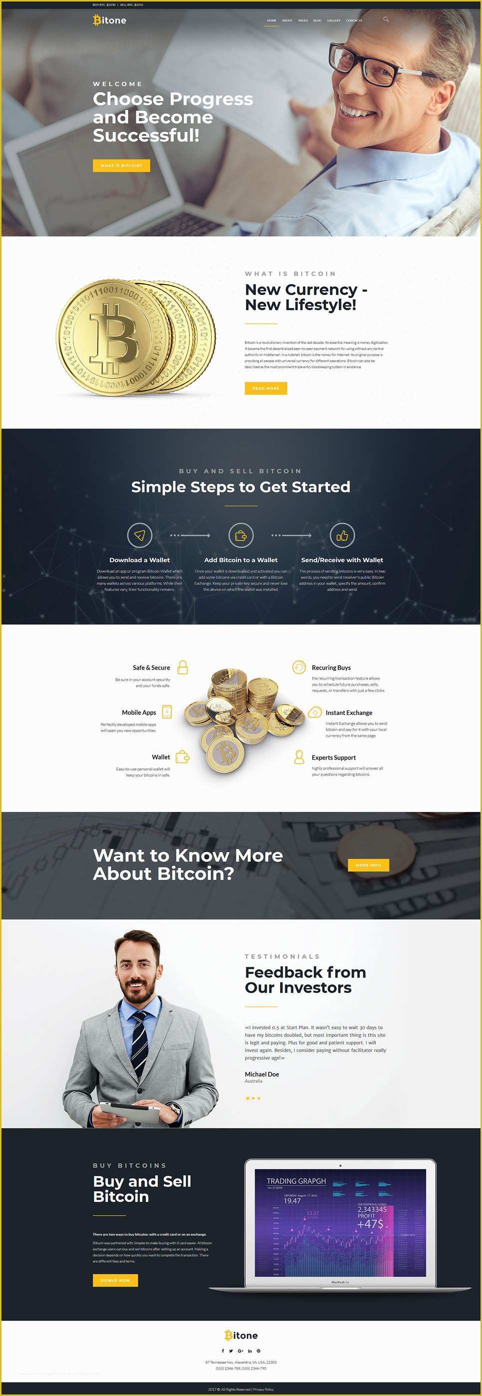 Cryptocurrency HTML Template Free Of Bitcoin Cryptocurrency Website Template