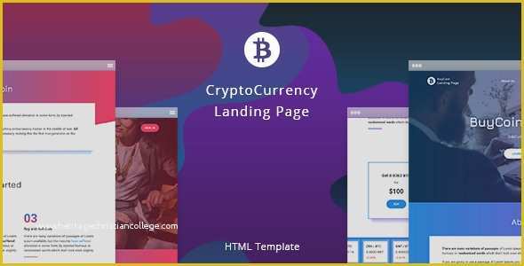 Cryptocurrency HTML Template Free Of Coin Cryptocurrency Landing Page Zip Nulled Rip