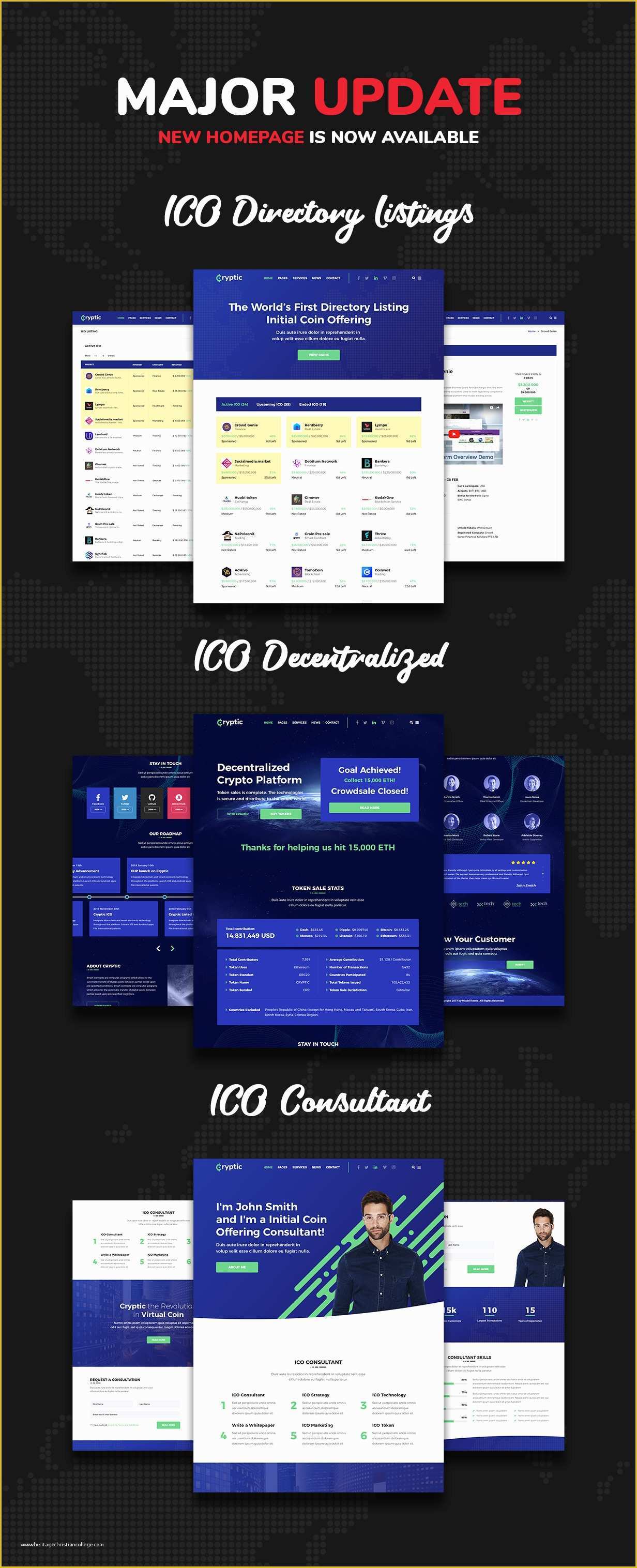 Cryptocurrency HTML Template Free Of Cryptic Cryptocurrency & Ico Landing Page HTML Template