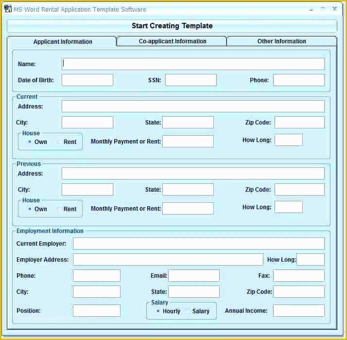 Css Template for Registration form Free Download Of Employment form Template forms Samples Application Sample