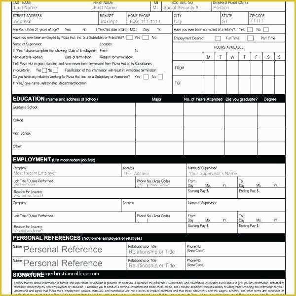 Css Template for Registration form Free Download Of Job Application form Template – Lamdep