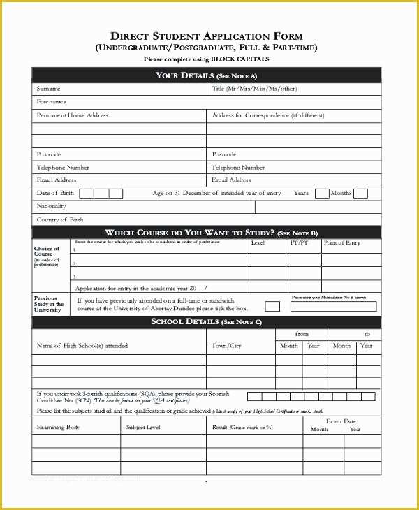 Css Template for Registration form Free Download Of Sample Leave form Student Registration Template Download