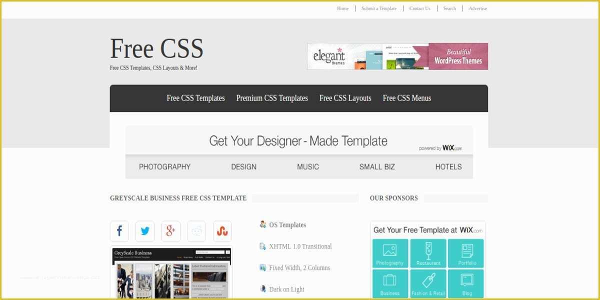 Css Templates for Music Website for Free Of 15 Business Website themes & Templates