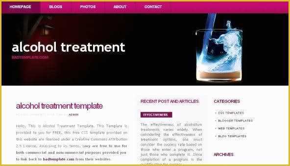 Css Templates for Music Website for Free Of Free Css Pink Purple News HTML Website Template