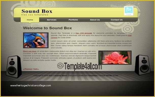 Css Templates for Music Website for Free Of Grunge Vector Music Css Template Download