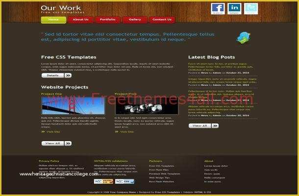 Css Templates for Music Website for Free Of Wooden Dark Free Css Template Download
