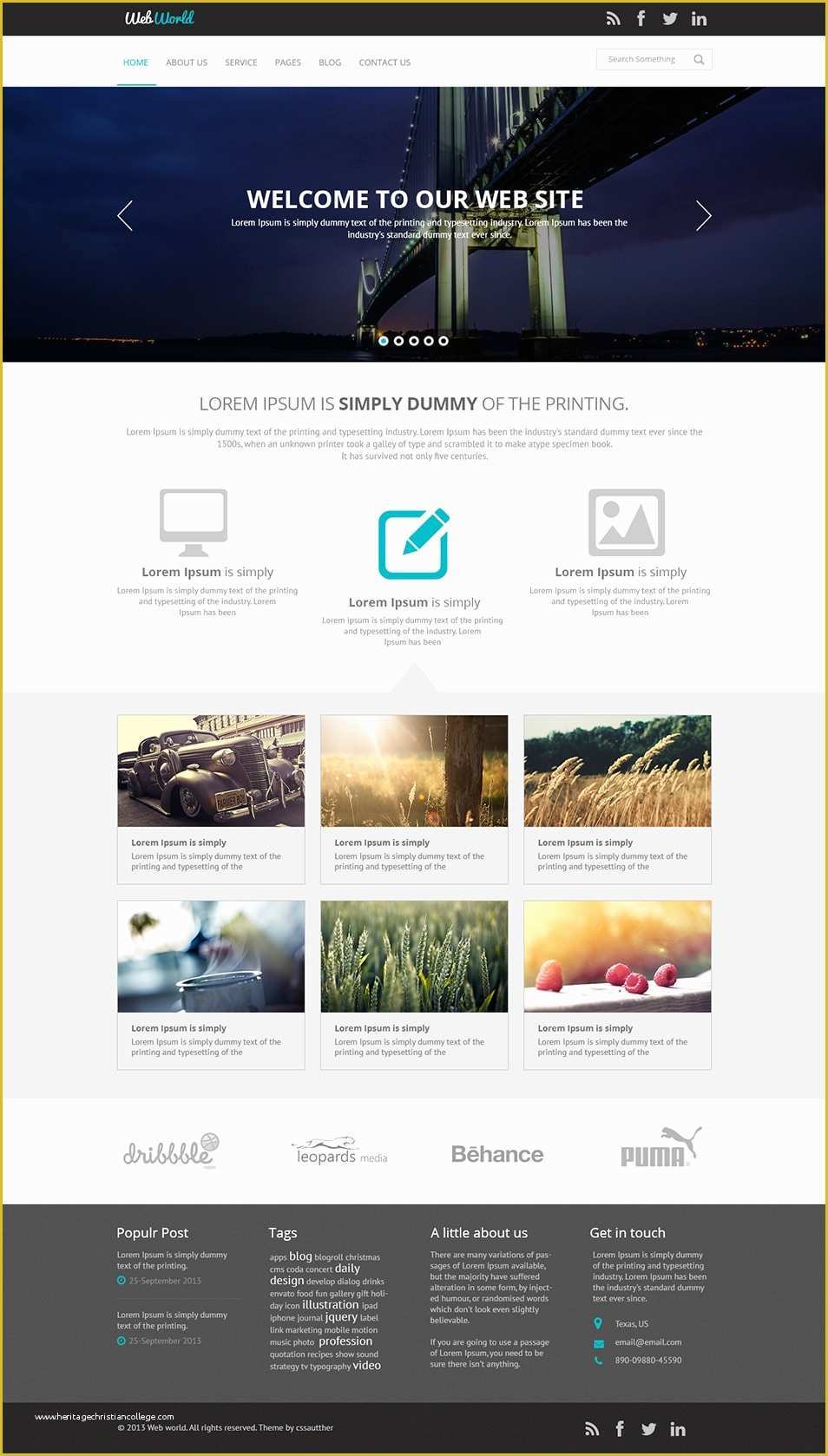 Css Web Templates Free Download Of Free Business Web Template Psd