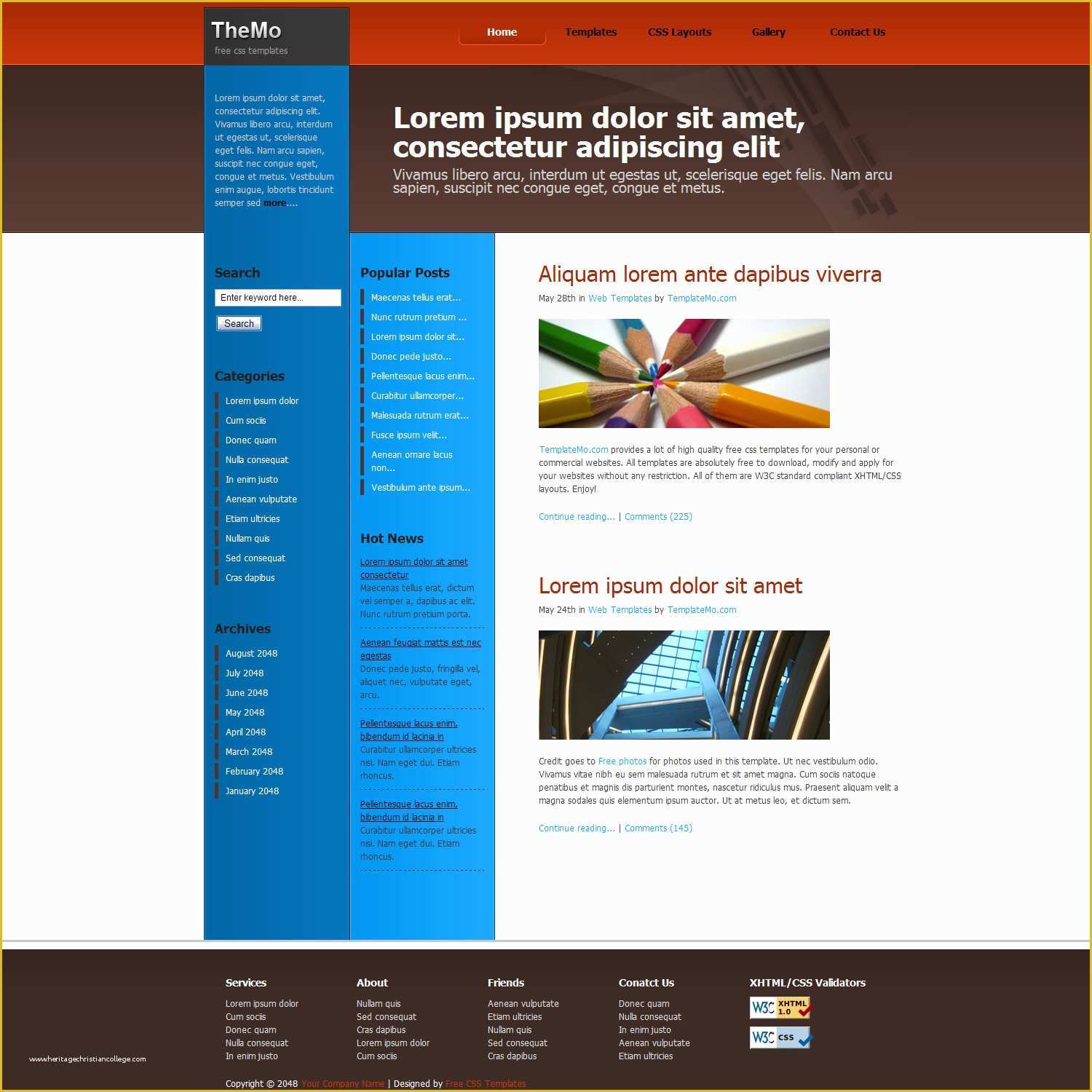 Css Web Templates Free Download Of Free Css Templates Free Css Website Templates Download