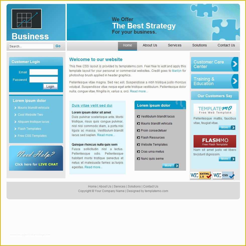 Css Web Templates Free Download Of Free Template 023 Business