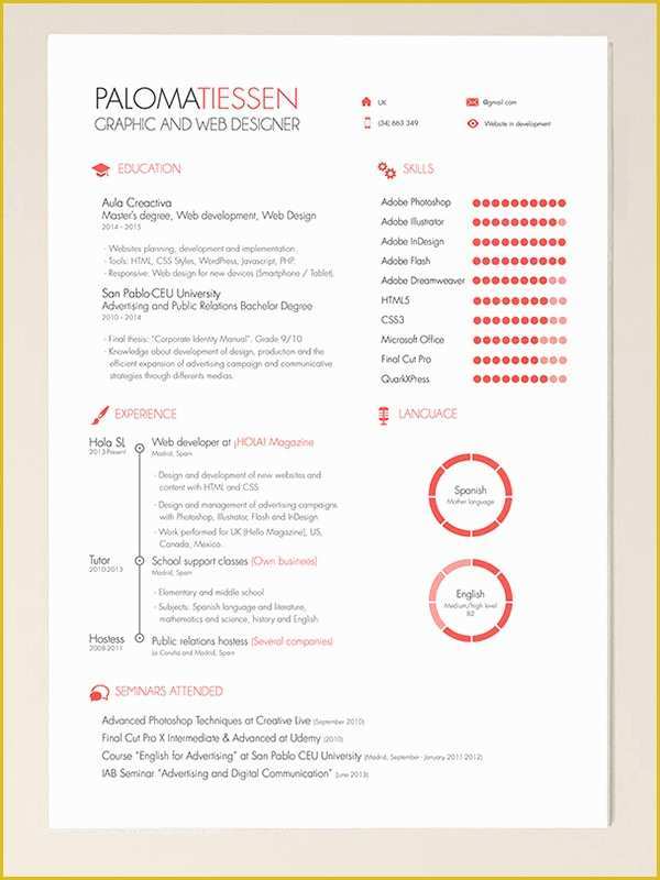 Curriculum Templates Free Of 50 Beautiful Free Resume Cv Templates In Ai Indesign