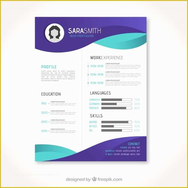 Curriculum Templates Free Of Cv Template Vectors S and Psd Files