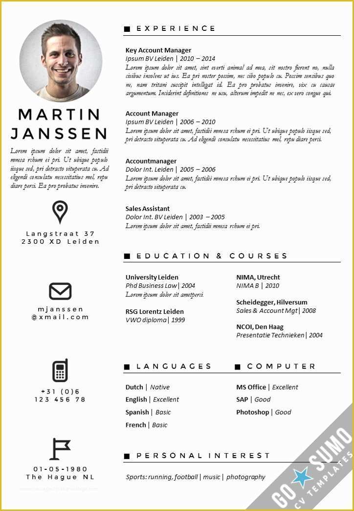 Curriculum Vitae Template Free Of where Can You Find A Cv Template