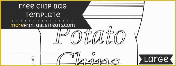 Custom Chip Bag Template Free Of Potato Chip Bag Template Printable to Pin On